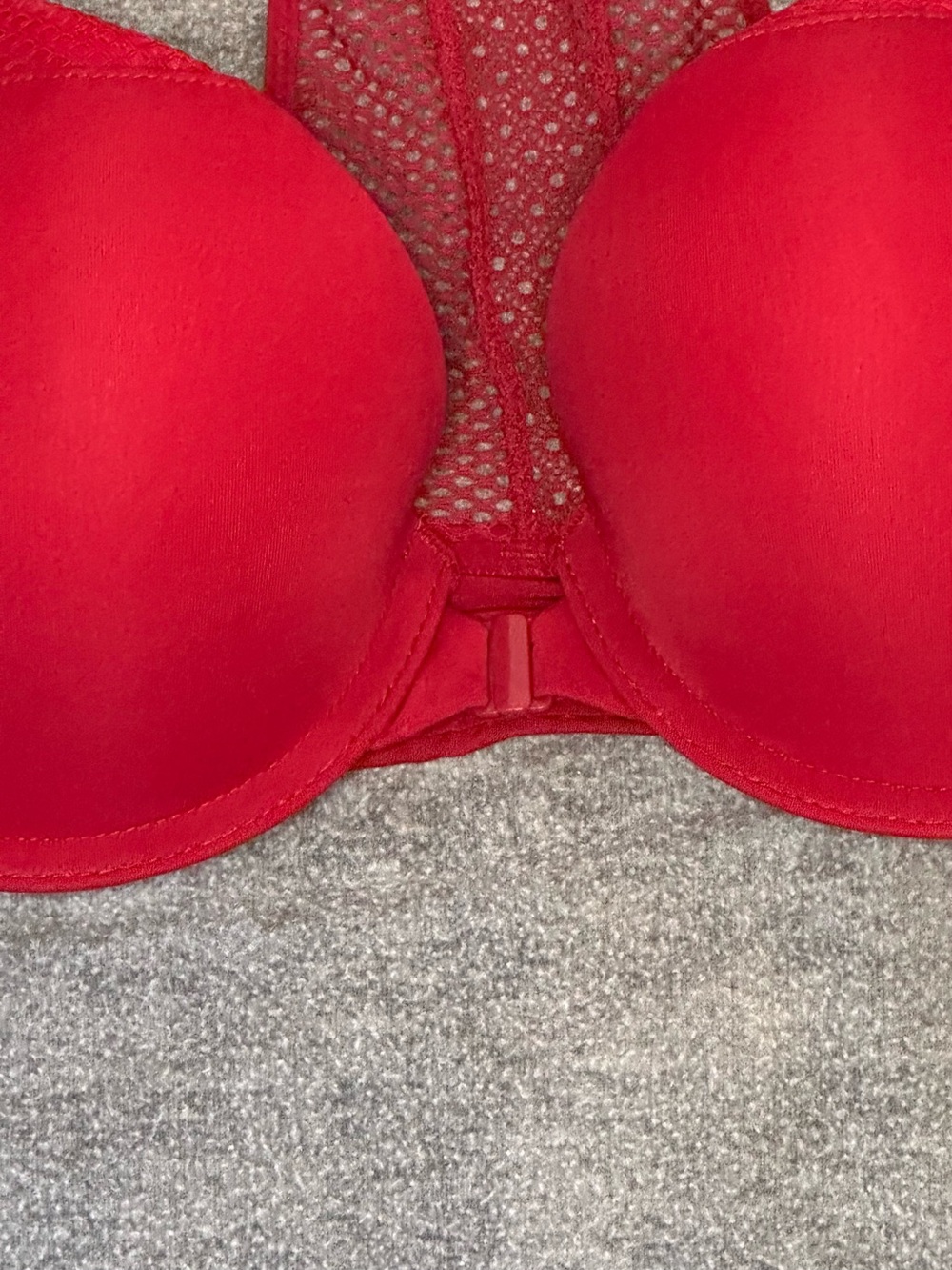 Victoria's Secret Red Racerback Push-Up Bra - Picture 2 of 7